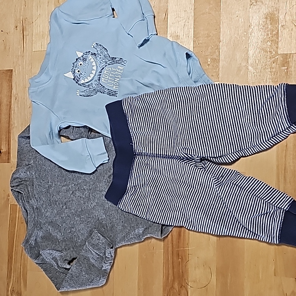 💙 Carter's Baby Boy 9M Fall Bundle - 3 Pieces
